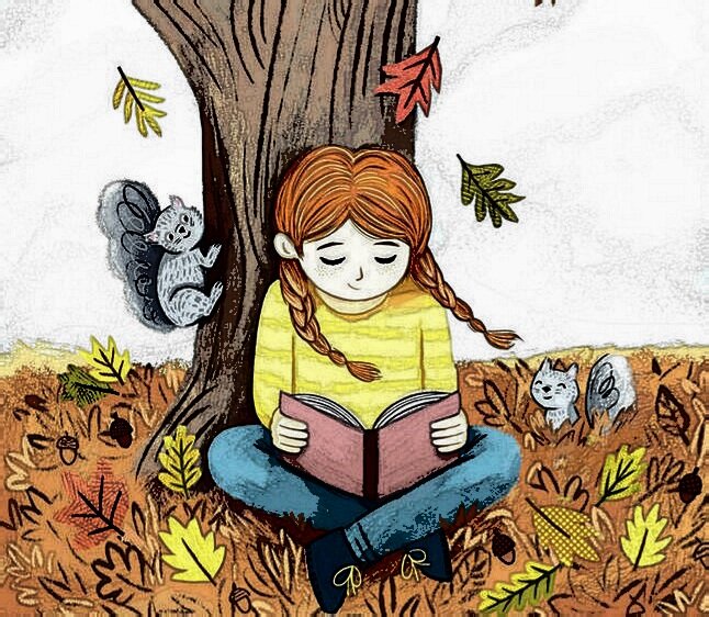 Осенние чтения под вековым дубом