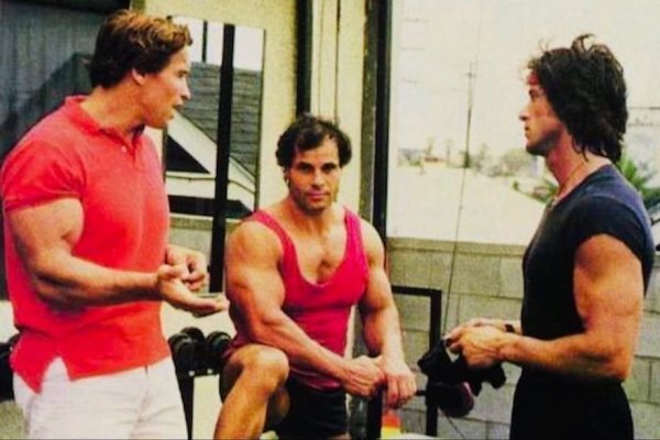Арнольд Шварцнеггер, Франко Коломбо, Сильвестр Сталлоне