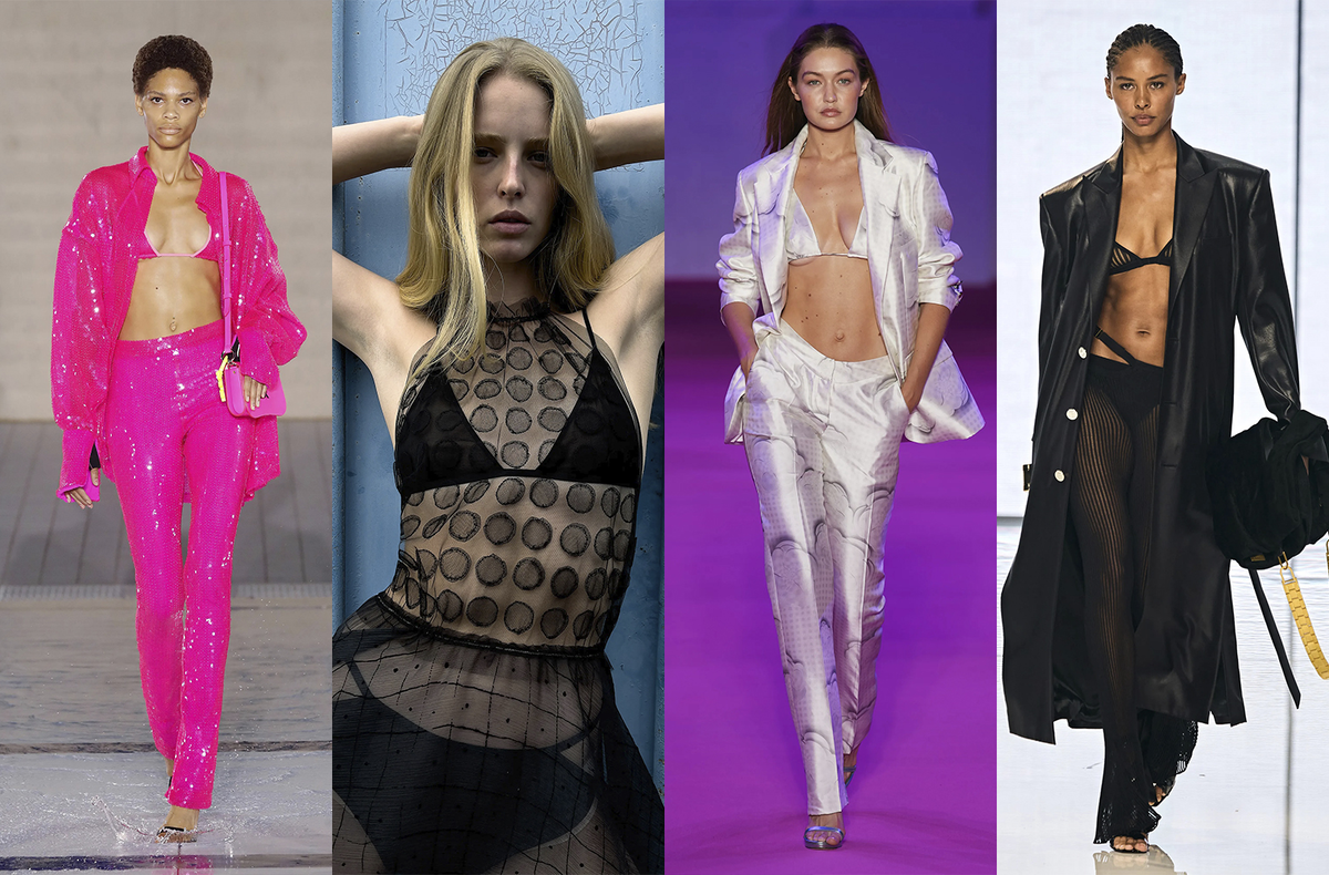 Слева направо: David Koma, JW Anderson, Brandon Maxwell, Balmain