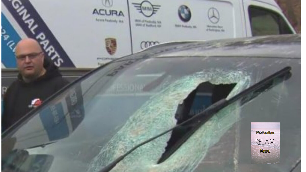 Кадр с места аварии.