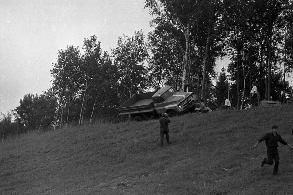 Краш-тест ЗиЛ-130, 1972 год. Фотография © Архив Николая Маркова