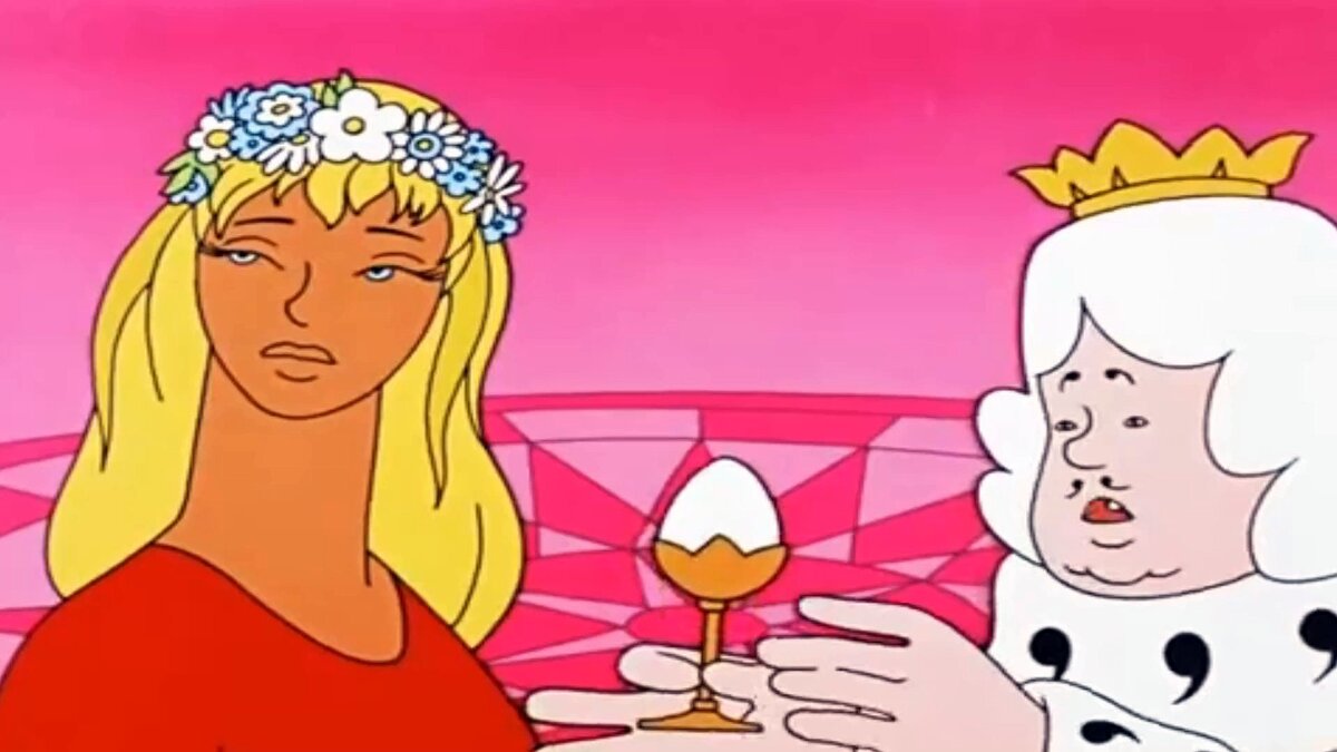 Кадр из к/ф «Бременские музыканты». Иллюстрация родительской заботы 