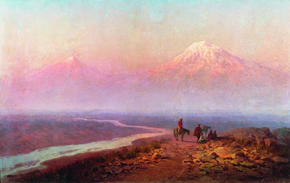 Арарат. На Кавказе. Илья Занковский, 1897 год. Из коллекции Приморской государственной картинной галереи