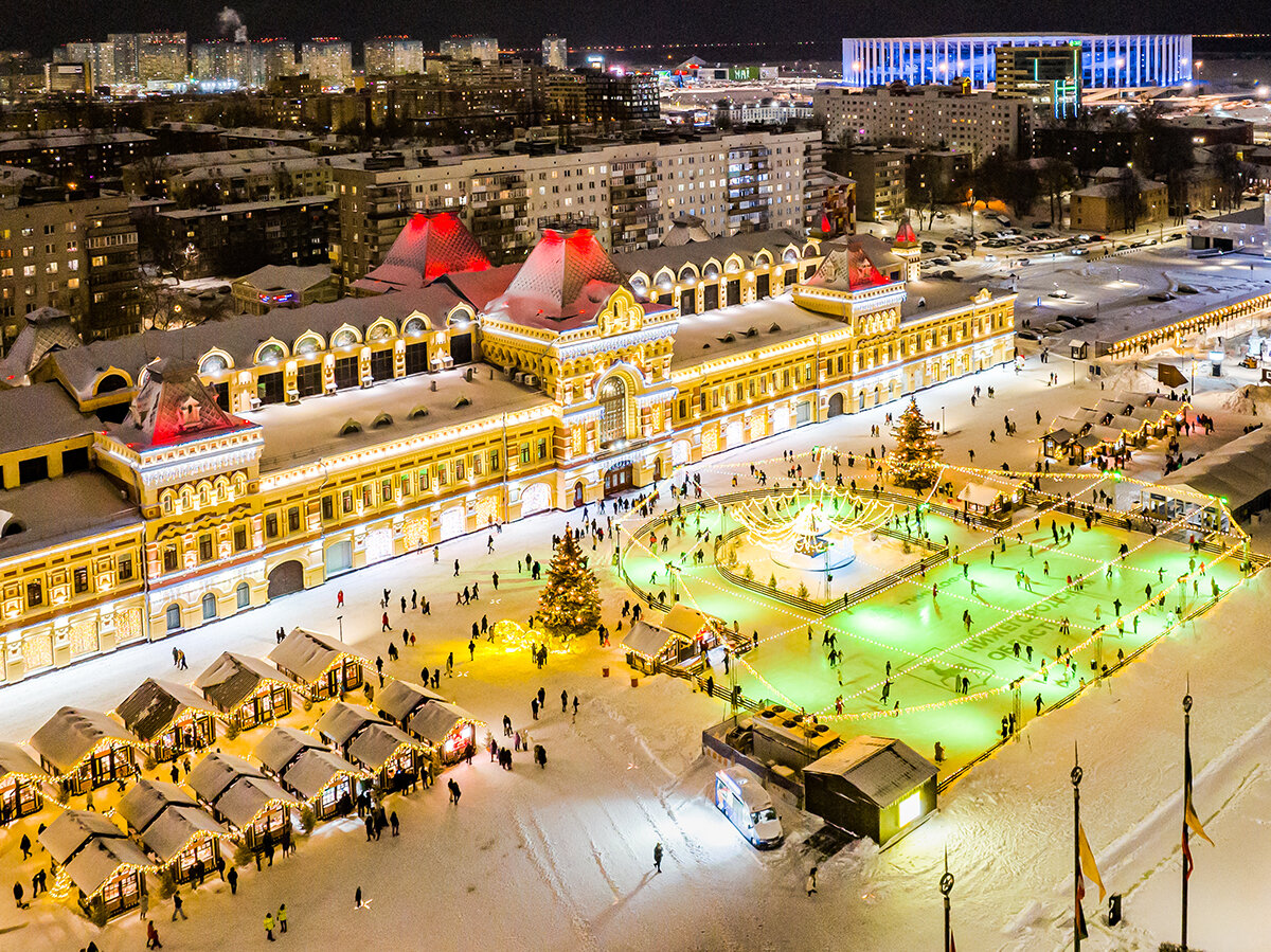 Каток на ярмарке нижний новгород фото