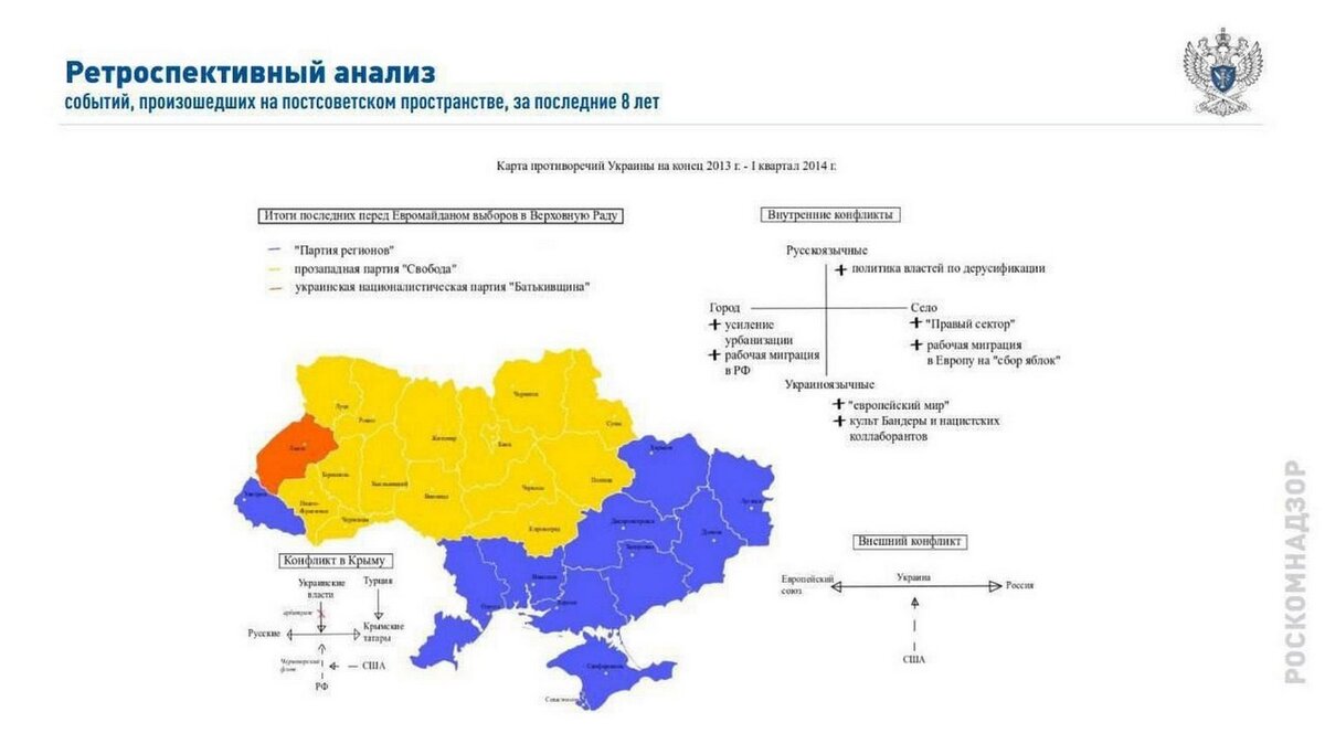 Карта украины 2013 год
