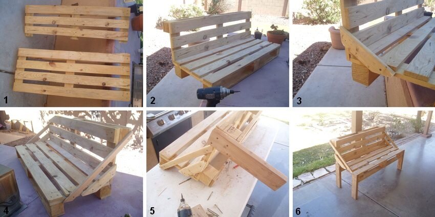 Как сделать садовую скамейку из металла своими руками