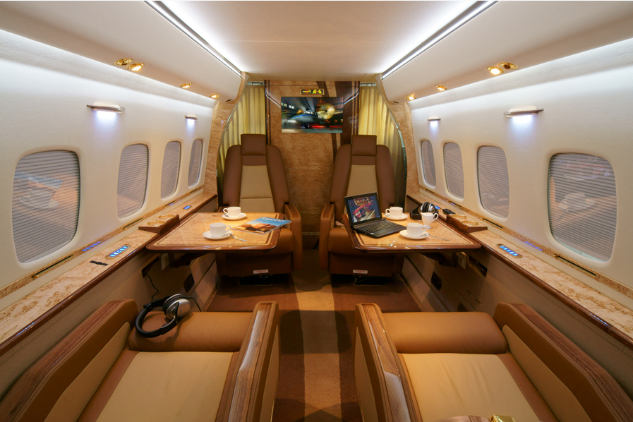 Салон самолёта L-410. Фото - tulpar-ig.ru.