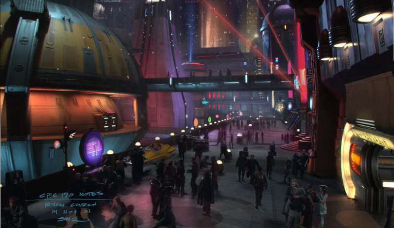 Один из концептов художника Райяна Чёрча к «Звездным войнам»