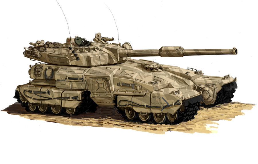 Концепт нового танка Абрамс. Источник: deviantart.net