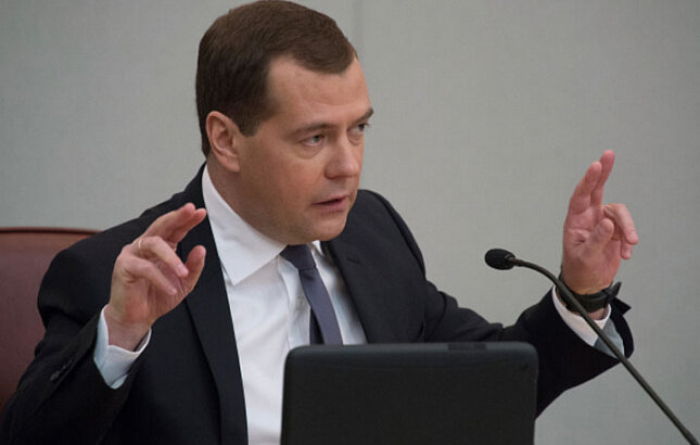  ФОТО: Сергей ГунеевГлава правительства России выступил в Госдуме с отчетом о работе кабинета министров за шесть лет.