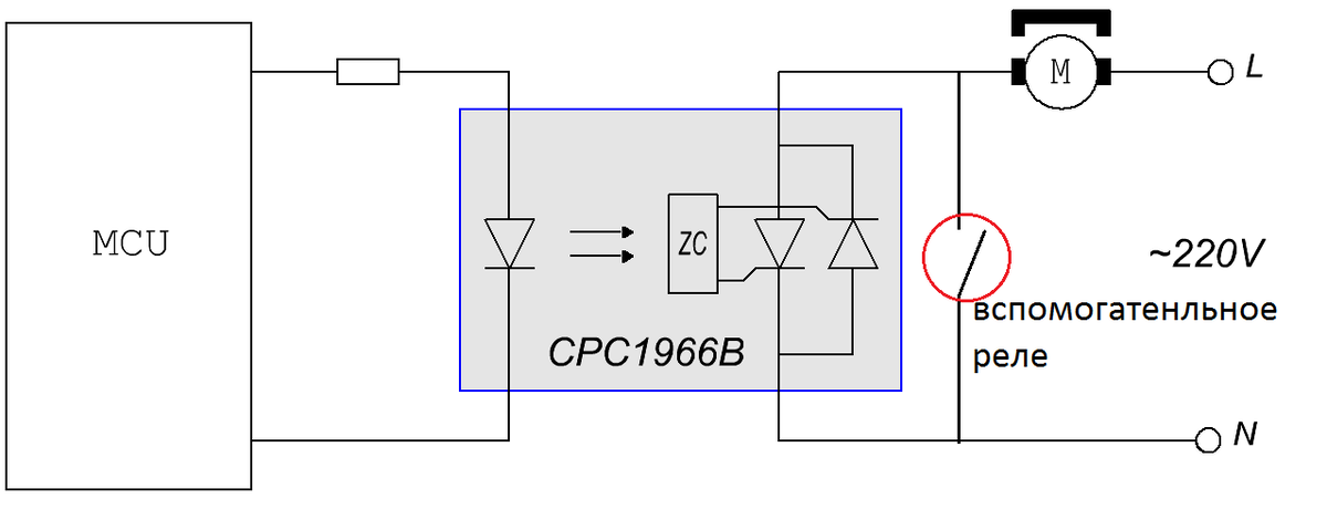 Реле твердотельное однофазное 220в схема подключения
