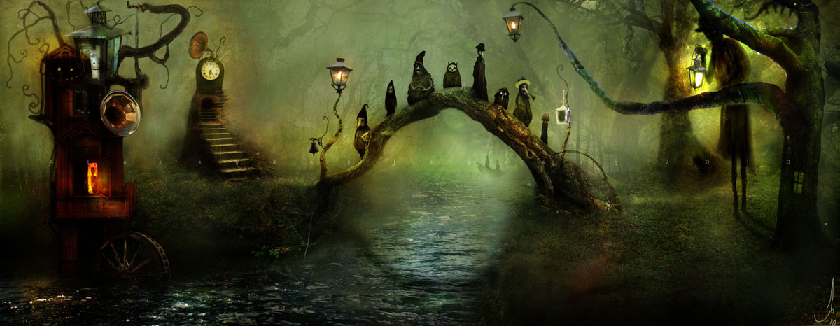 Рисунок шведского художника Alexander Jansson