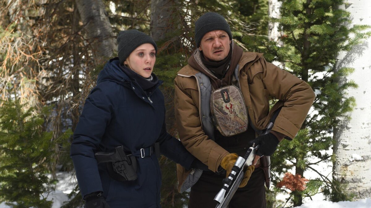Элизабет Олсен и Джереми Реннер