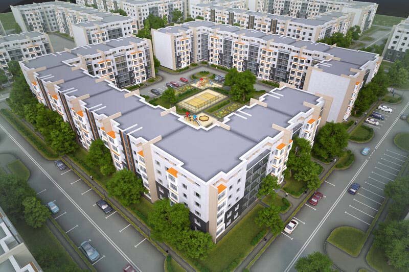   ЖК «Лебединое озеро» по проекту С сайта novostroy.ru 