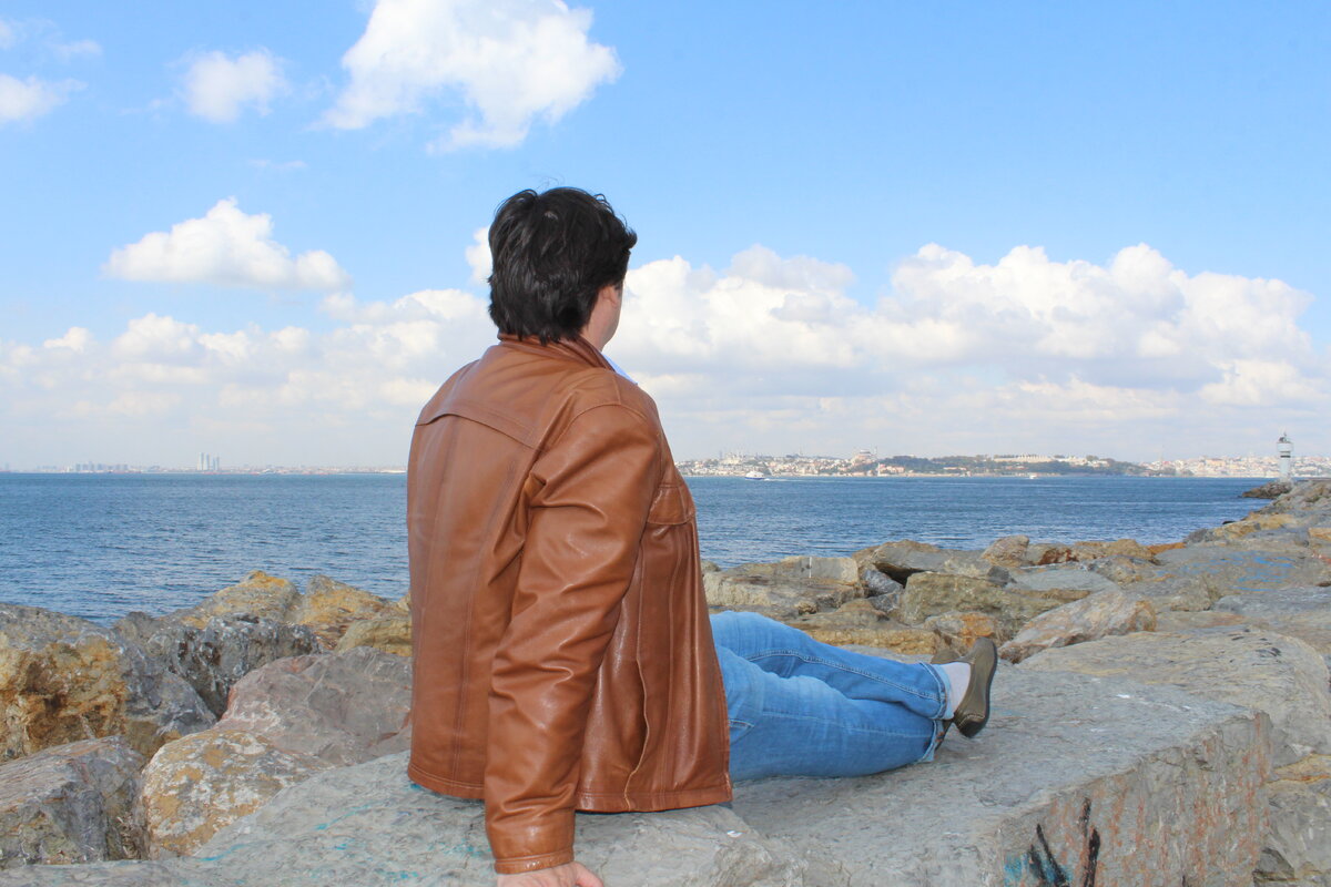 Отсюда видно и минареты Голубой мечети