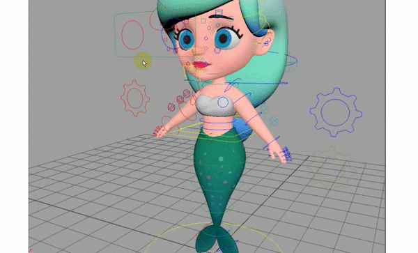 РИГГИНГ ЛИЦА РУСАЛКИ ЛАНЫ • «МОРИКИ — ДОРИКИ»ПЕРСОНАЖ МУЛЬТСЕРИАЛА