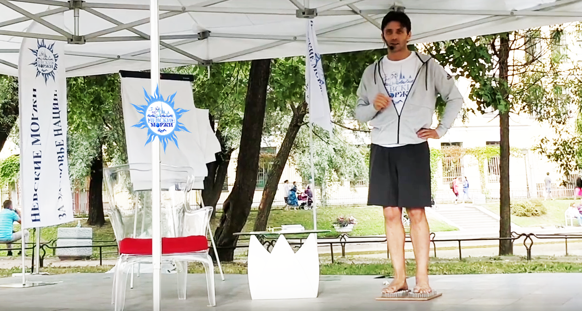 Роман Лебедев, организатор сообщества "Невские Моржи", Санкт-Петербург