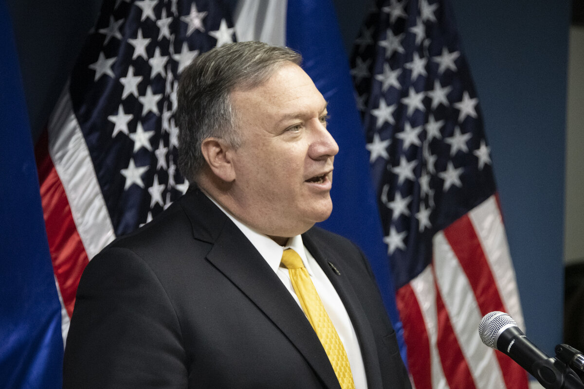 Майкл Помпео. Фото с сайта Государственного Департамента США.  https://www.state.gov