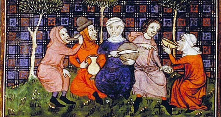 Крестьяне едят хлеб. Источник: wikipedia.org