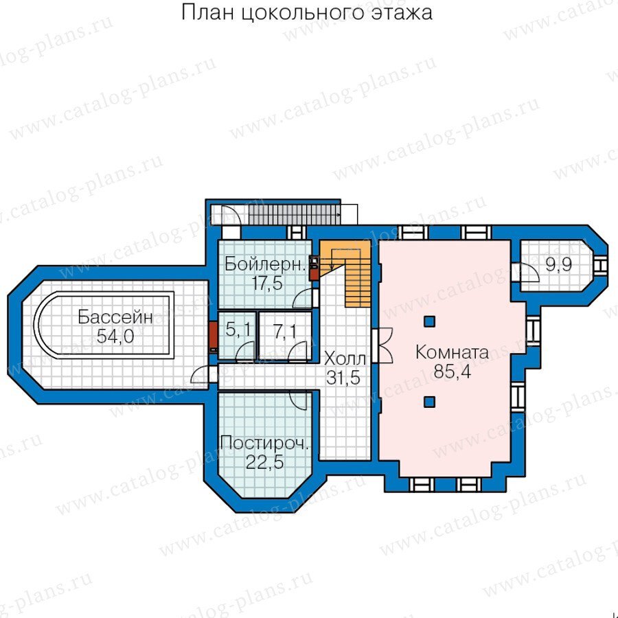 Проект большого дома 718м² | Проекты Коттеджей | Дзен