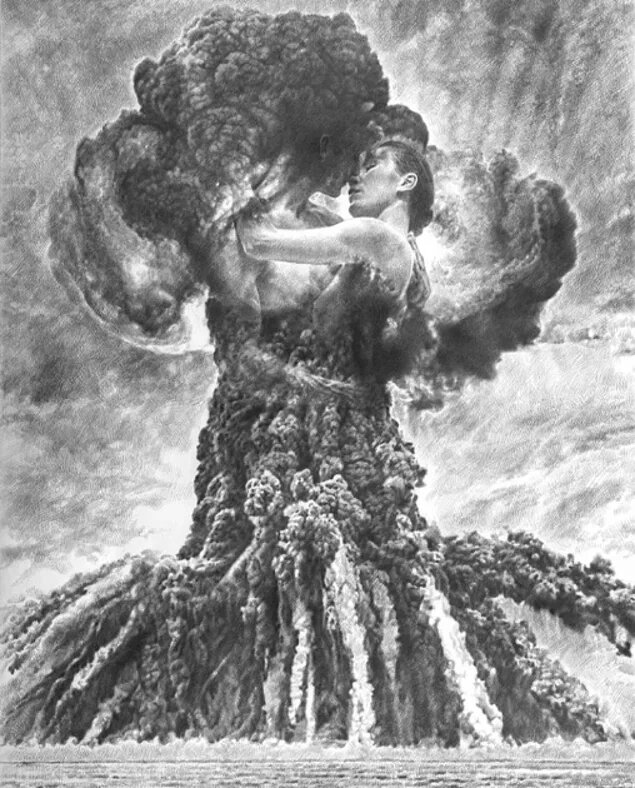 Мужчину и женщину, взрыв, женщину?