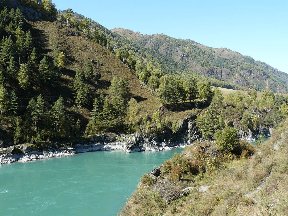 Село Чемал курорт горного Алтая