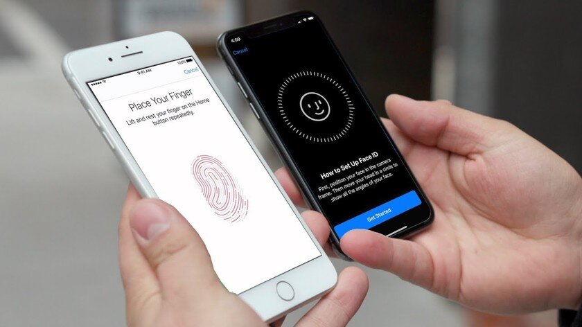 Настройка Touch ID и Face ID на разных поколениях iPhone