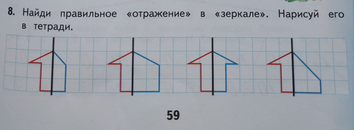 Как нарисовать зеркальное отражение