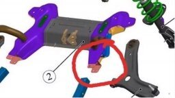 подрамник с дефектом