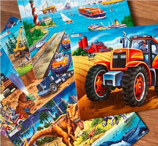 Пазлы Larsen придуманы и сделаны в Норвегии