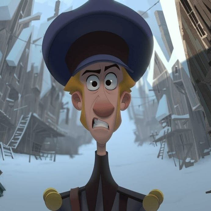 Мультфильм создан по мотивам романа «Почтальон» Дэвида Брина