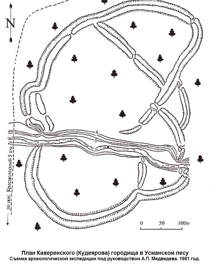 План Кудеярова городища
