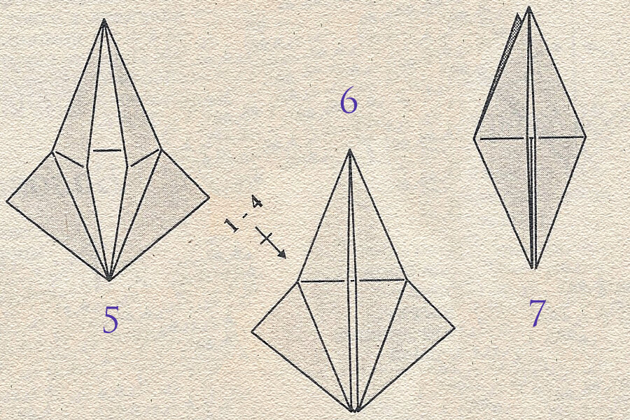 Оригами схемы для начинающих ? как сделать журавля из бумаги, пошаговая инструкция