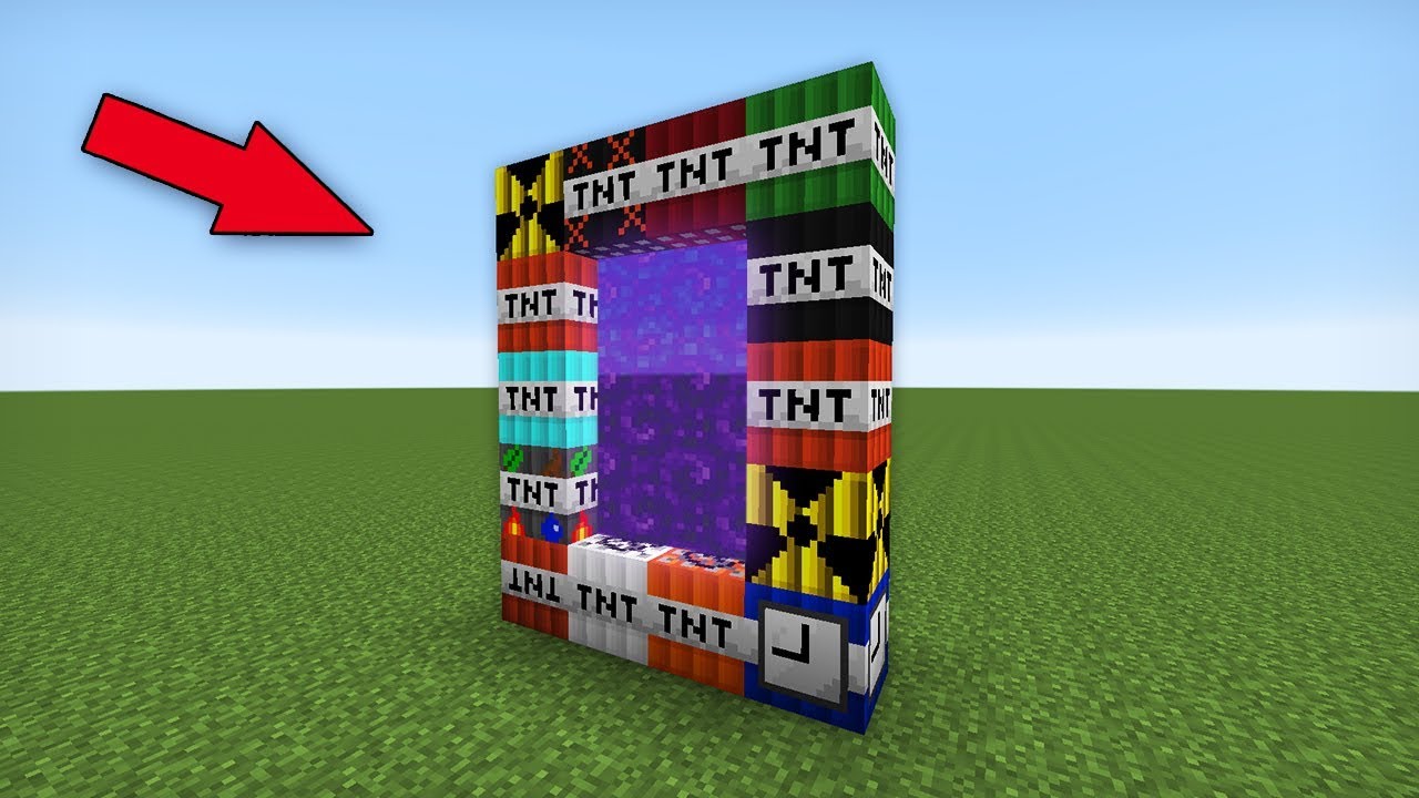 Нуб Создал Портал в Мир Из Разных Видов Динамита в Майнкрафт 100% Мир Из  Тнт Trolling Tnt Minecraft