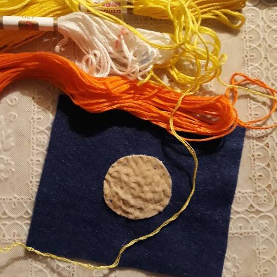 Создание патча, я еще совсем не знаю, что в итоге получится, подбираю материалы.