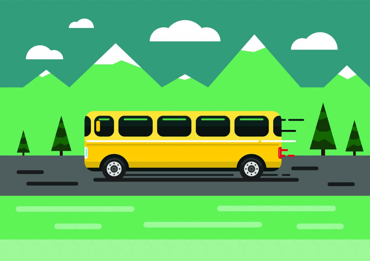 Автобус Векторная Графика