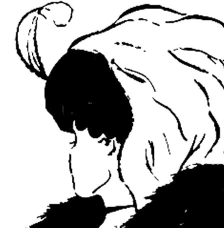 Ходит легенда, что молодые видят молодую женщину, а пожилые старую.