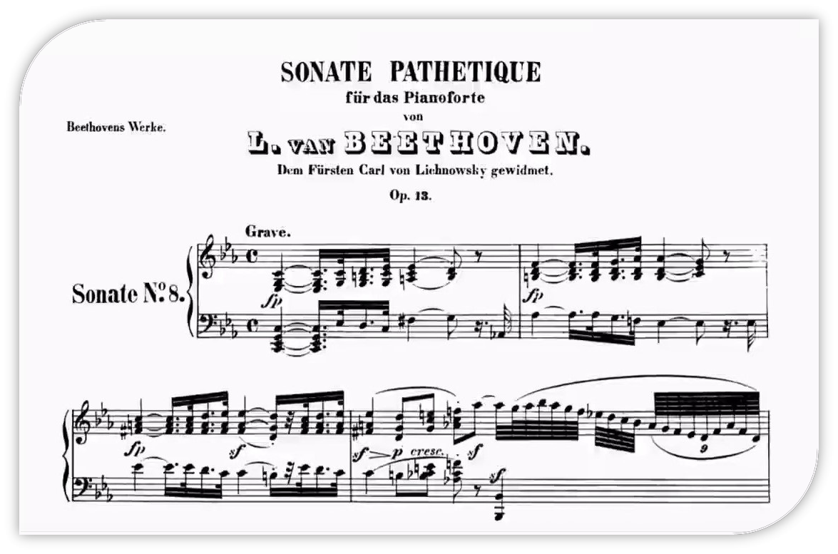 Сонаты no 8 л бетховена. Бетховен. Соната для фортепиано № 8. Патетическая Соната Бетховена 1 часть Ноты для фортепиано. Соната номер 13 Бетховен.