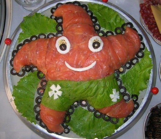 Рецепт салата "Морская звезда" фото