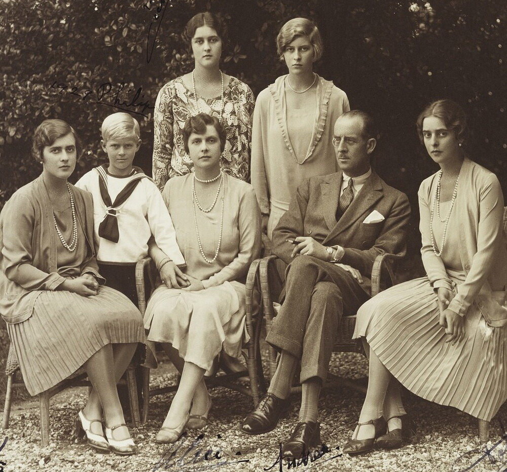 Семья принца Филиппа Эдинбургского сестры