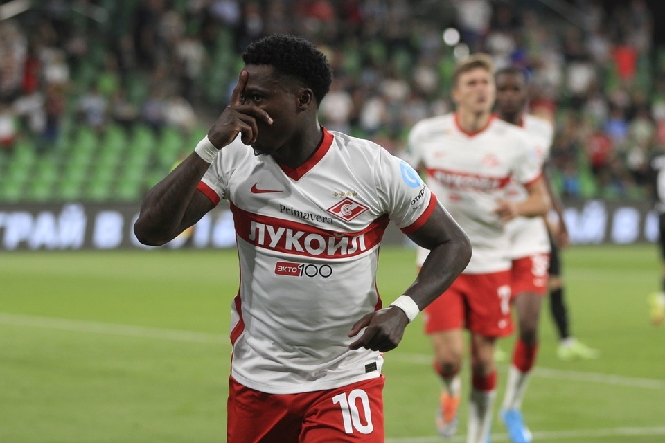     Квинси Промес стал главным героем матча у "Спартака".  GLOBAL LOOK PRESS