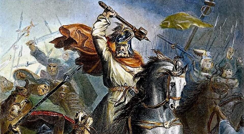 Карл Мартелл в битве против арабских завоевателей 