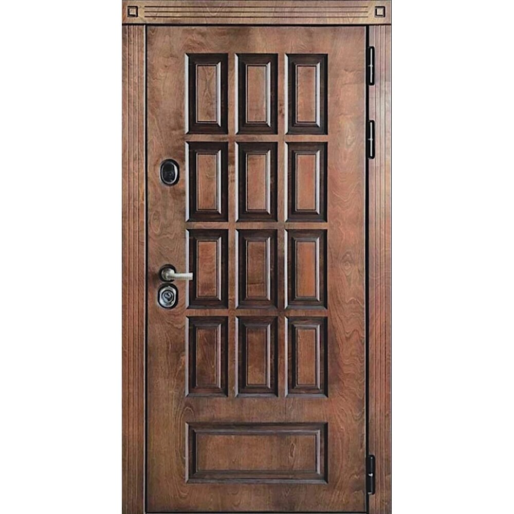 Входная дверь Центурион Термо лиственница морёная + патина