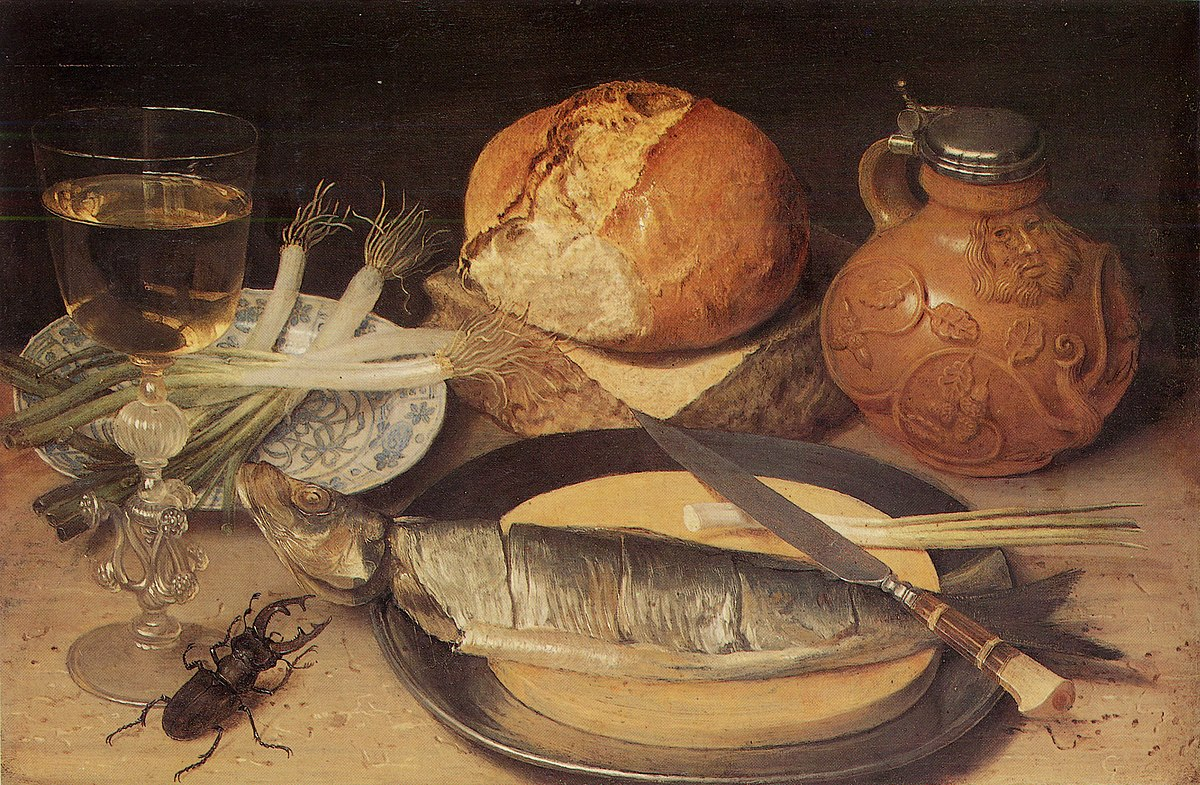 George Flegel, 1635. Натюрморт с жуком-оленем