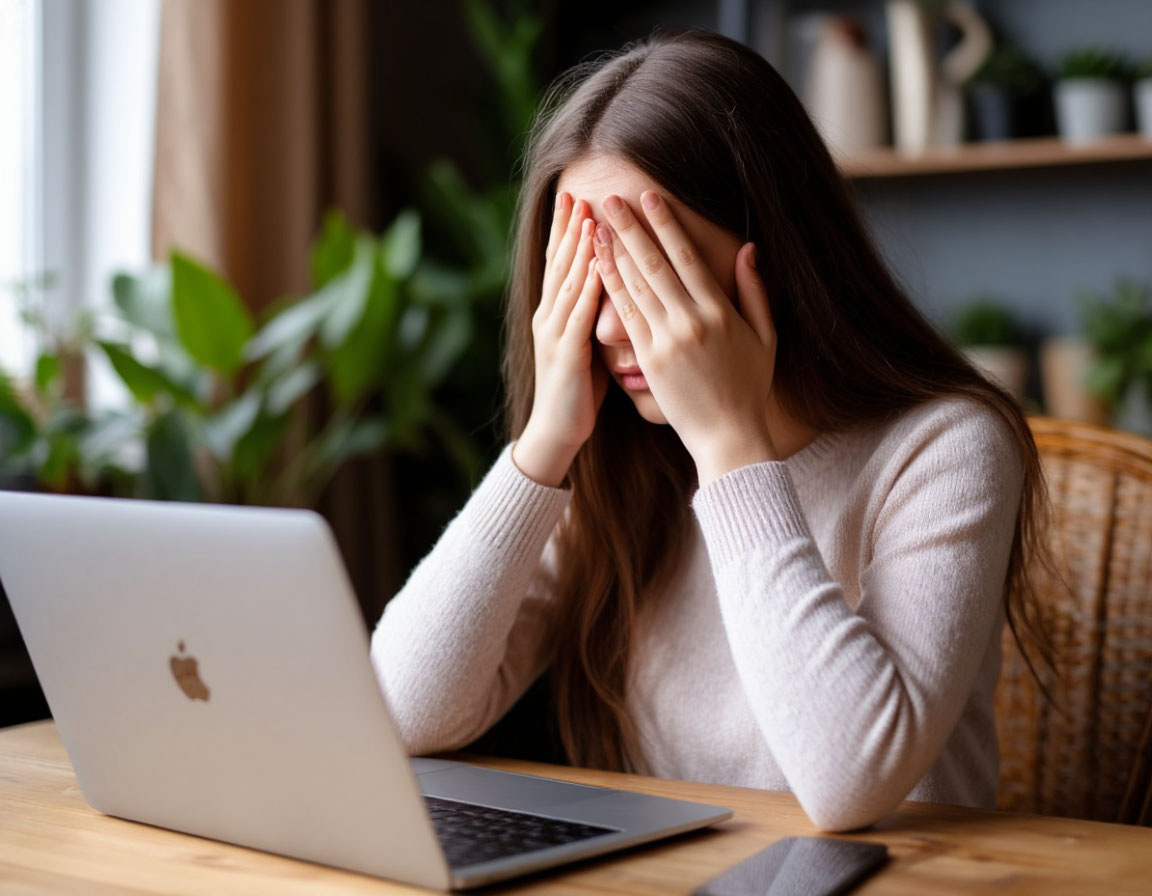 "Никто мне не может помочь" — фото сгенерированно AI