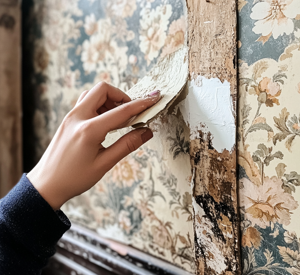 Снимаем обои