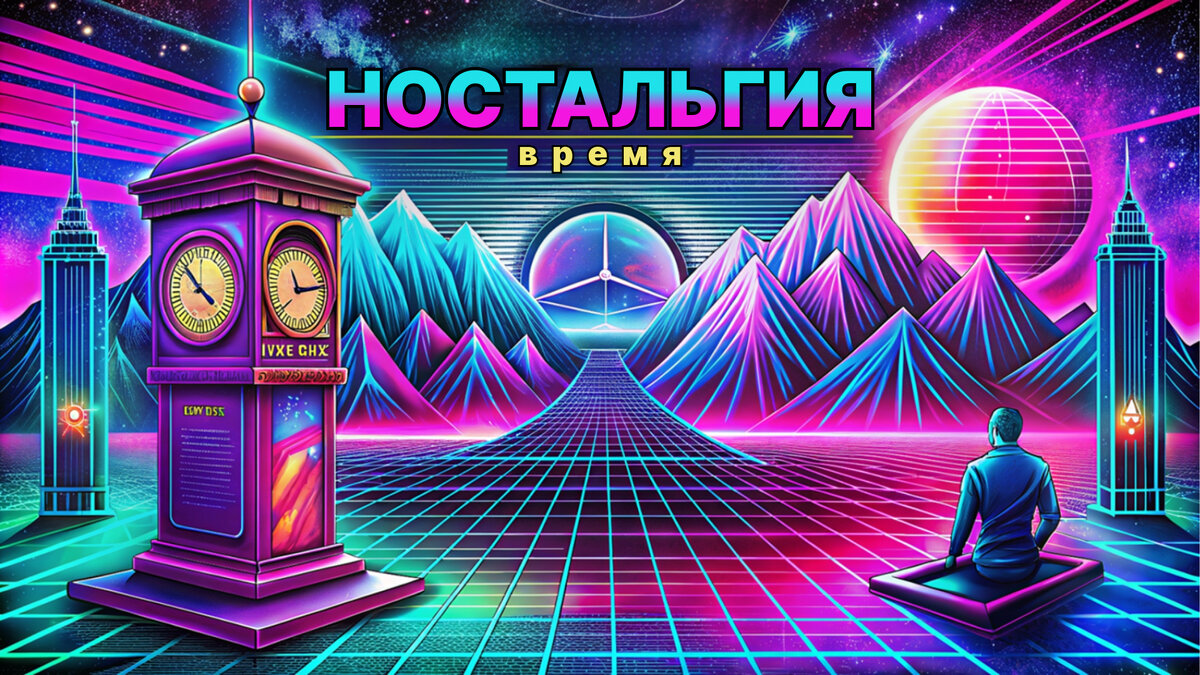 Ностальгия против времени иллюстрация их корреляции