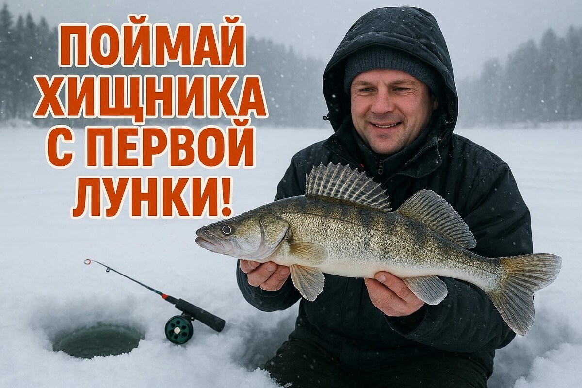 ОТВЕСНОЕ БЛЕСНЕНИЕ: ПОЙМАЙ ХИЩНИКА С ПЕРВОЙ ЛУНКИ!