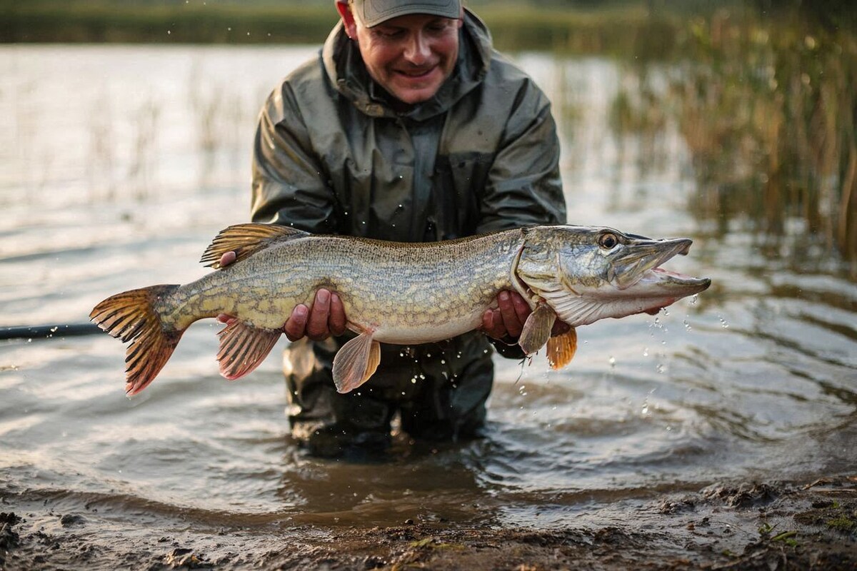 «Настоящая щука. Настоящий воблер. Настоящий улов»