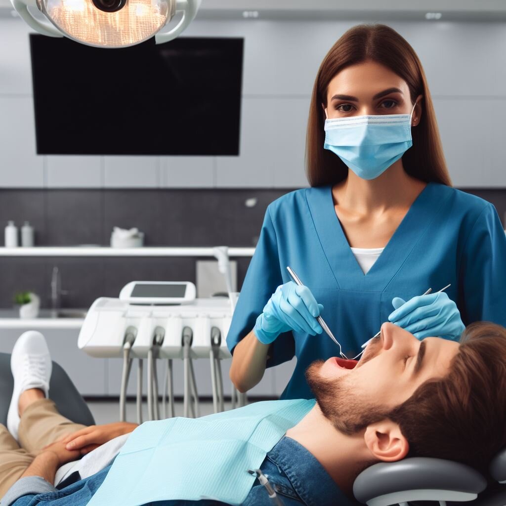 На приеме у стоматолога